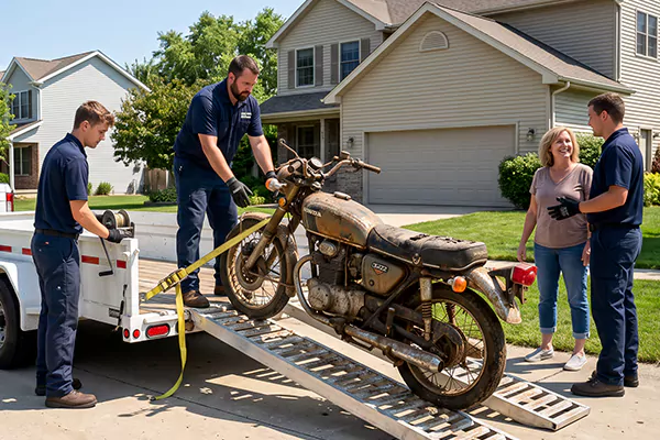 Junk Motorcycle Removal in Minneapolis, MN