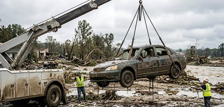 Flood Damaged Car Removal for Cash in Minneapolis