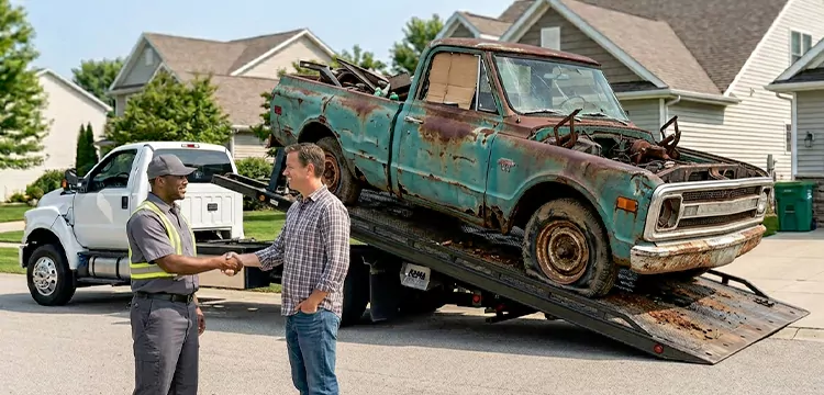 Non-Running Junk Truck Removal in Minneapolis
