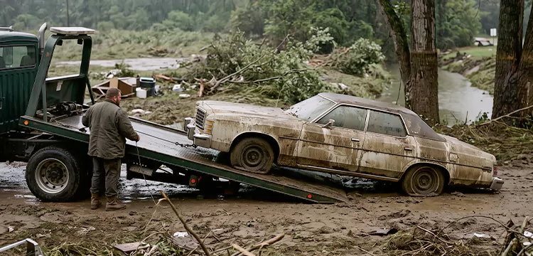Flood-Damaged Junk Car Disposal in Minneapolis