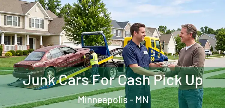 Junk Cars For Cash Pick Up Minneapolis - MN