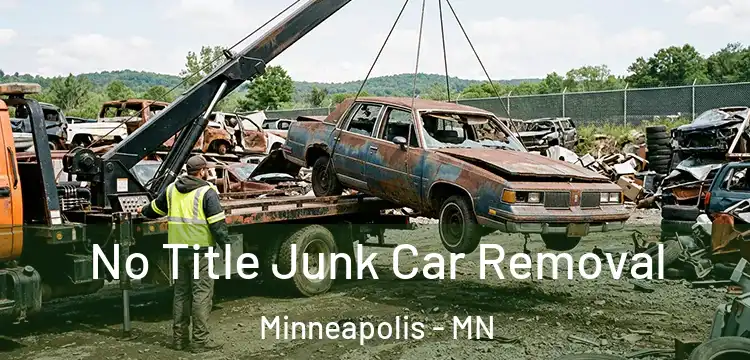 No Title Junk Car Removal Minneapolis - MN