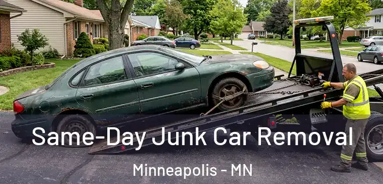 Same-Day Junk Car Removal Minneapolis - MN